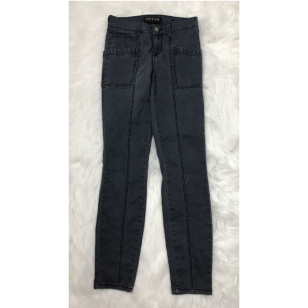 BULLHEAD DENIM CO. Sz24 Jeans Gray Mid-rise Skinny